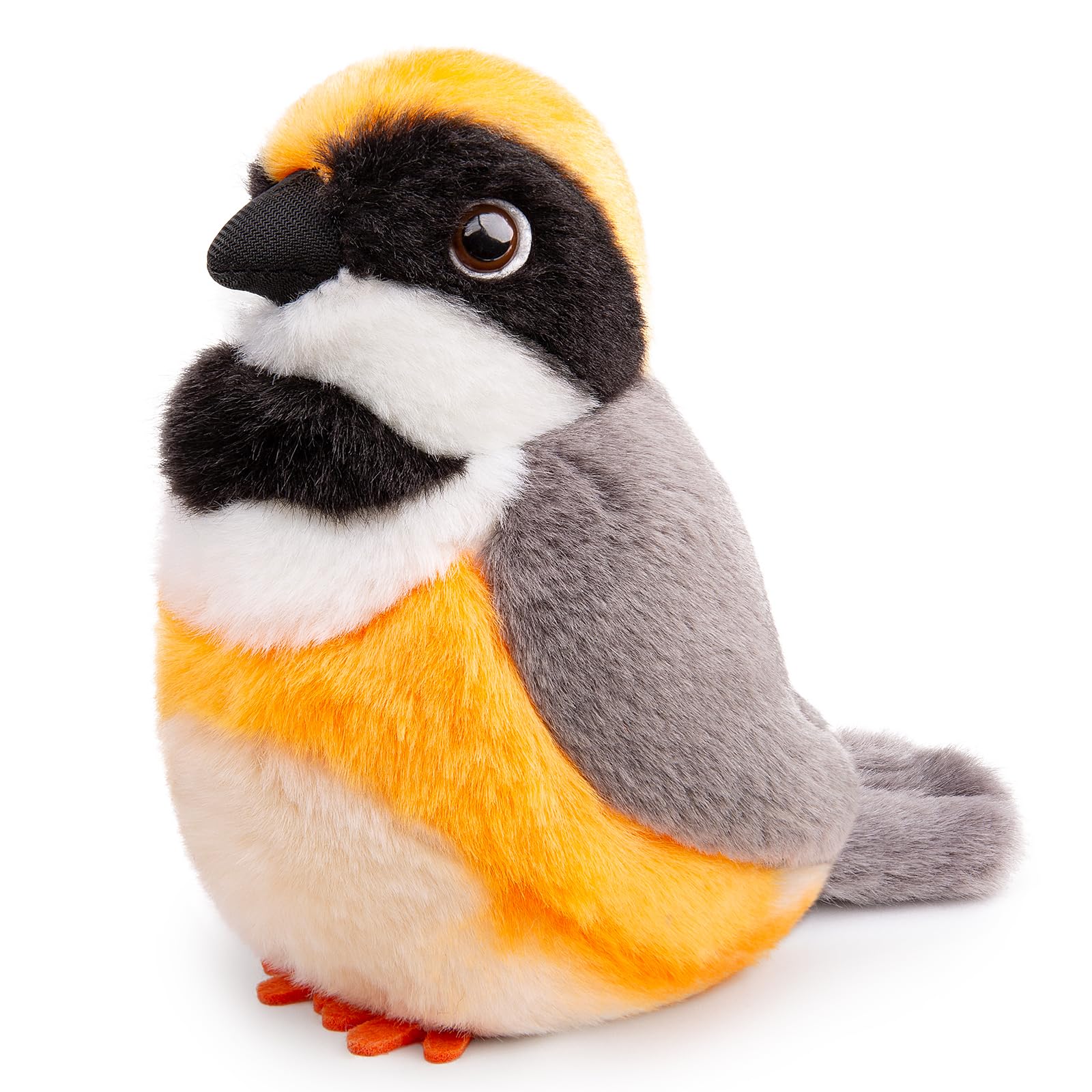 Amazon.com: Frankiezhou Home Red Headed Long-Tailed Tit Plush Toy